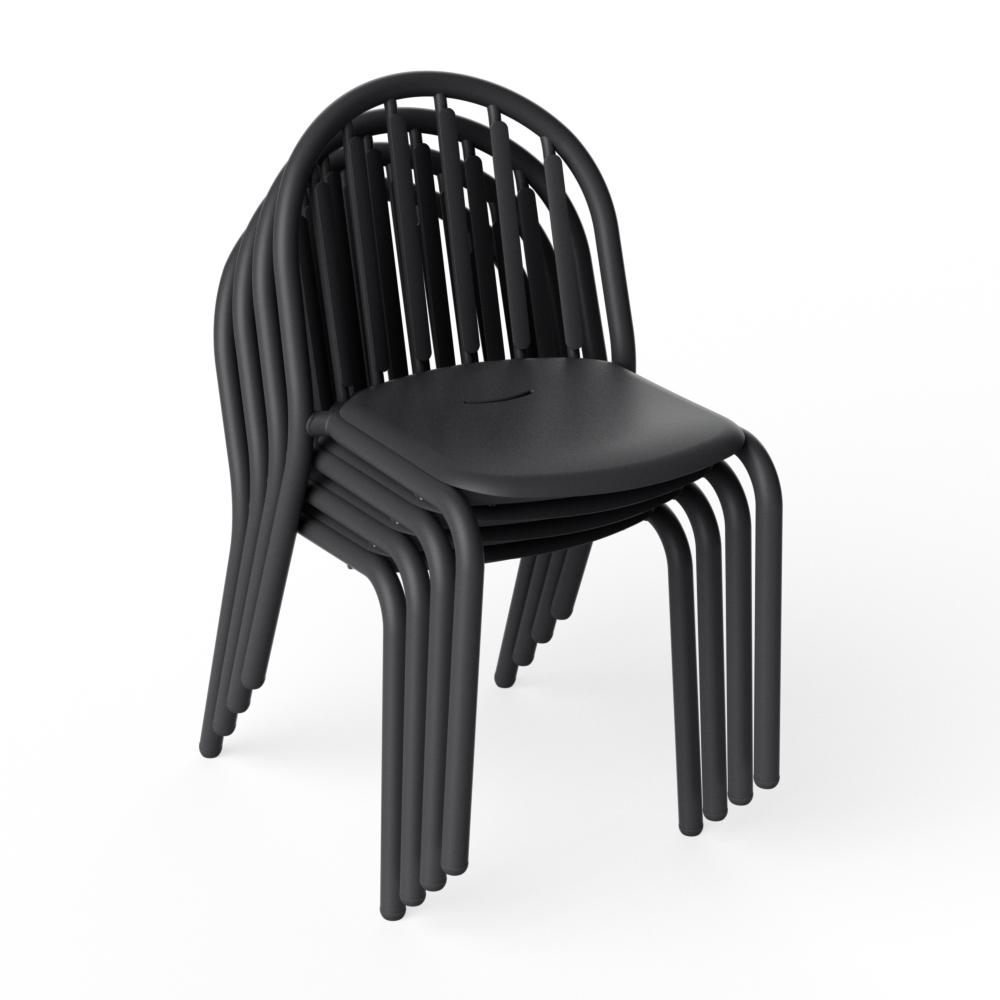 FATBOY set de 4 chaises d'extérieur sans accoudoirs FRED'S CHAIR