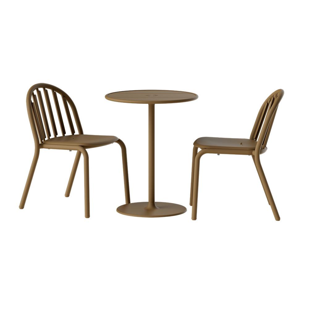FATBOY set de 4 chaises d'extérieur sans accoudoirs FRED'S CHAIR