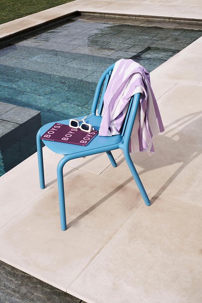 FATBOY set de 4 chaises d'extérieur sans accoudoirs FRED'S CHAIR