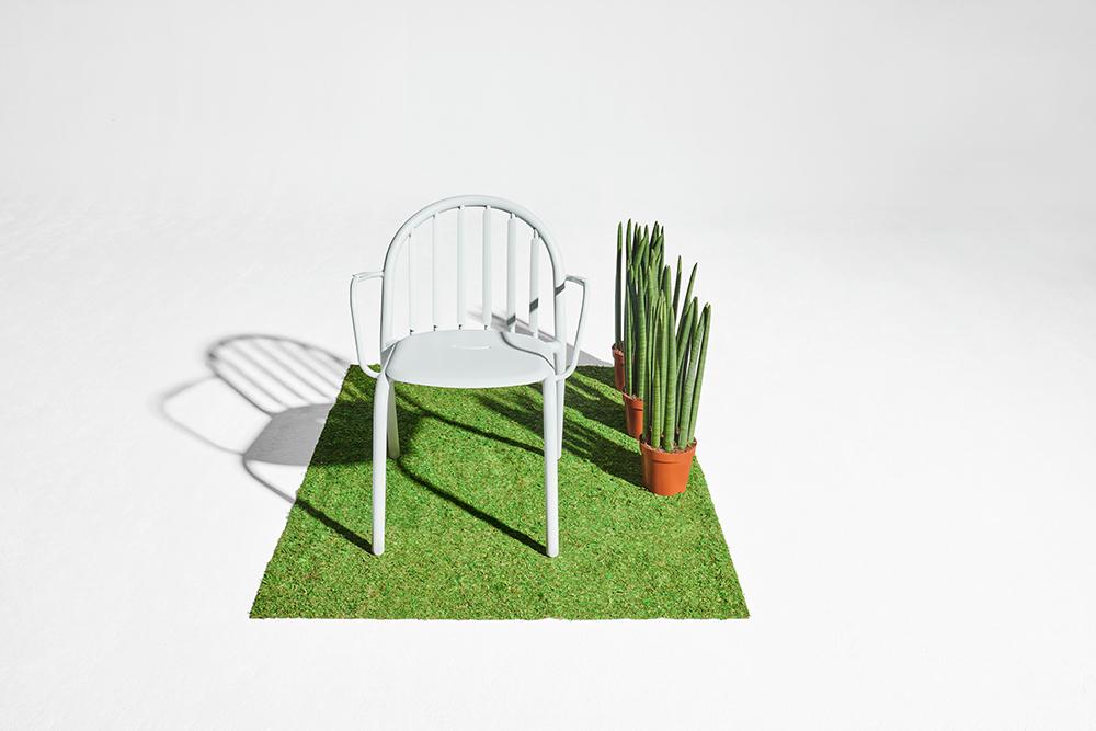 FATBOY set de 4 chaises d'extérieur avec accoudoirs FRED'S ARMCHAIR
