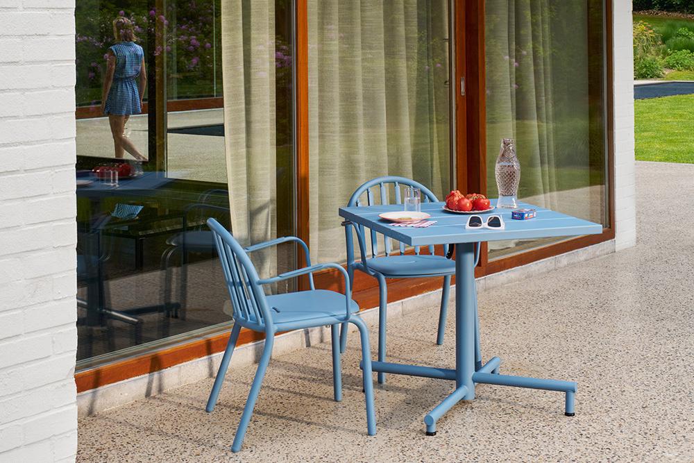 FATBOY table basse carrée d'extérieur FRED'S SQUARE BISTREAU