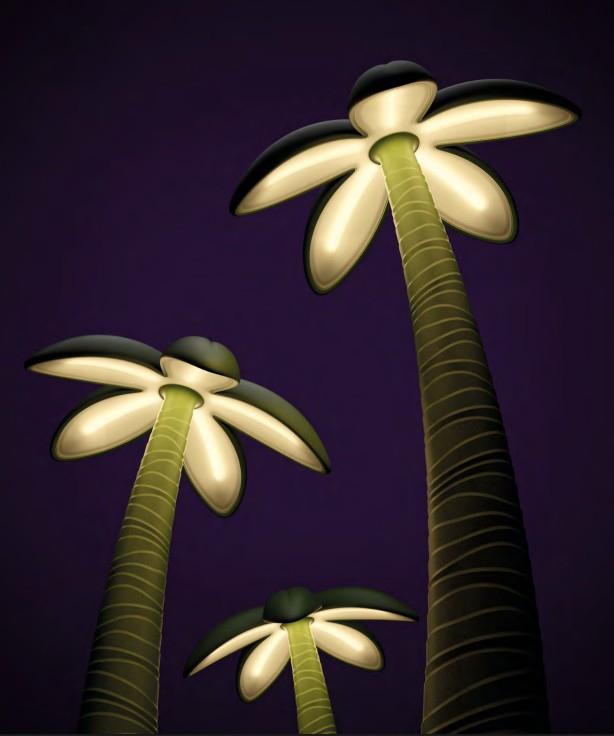 QEEBOO lampadaire d'extérieur MALIBU (XL)