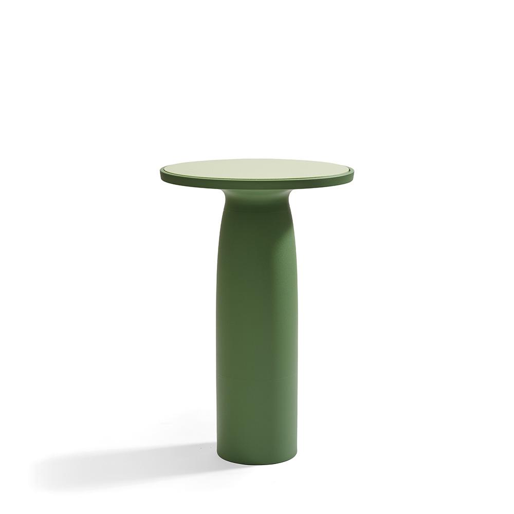 QEEBOO table haute pour l'intérieur et l'extérieur TOTO avec plateau en Durat Ø 70 cm