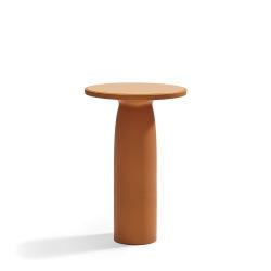 QEEBOO table haute pour l'intérieur et l'extérieur TOTO avec plateau en HPL Ø 70 cm
