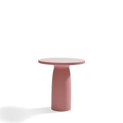 QEEBOO table pour l'intérieur et l'extérieur TOTO avec plateau en verre Ø 70 cm