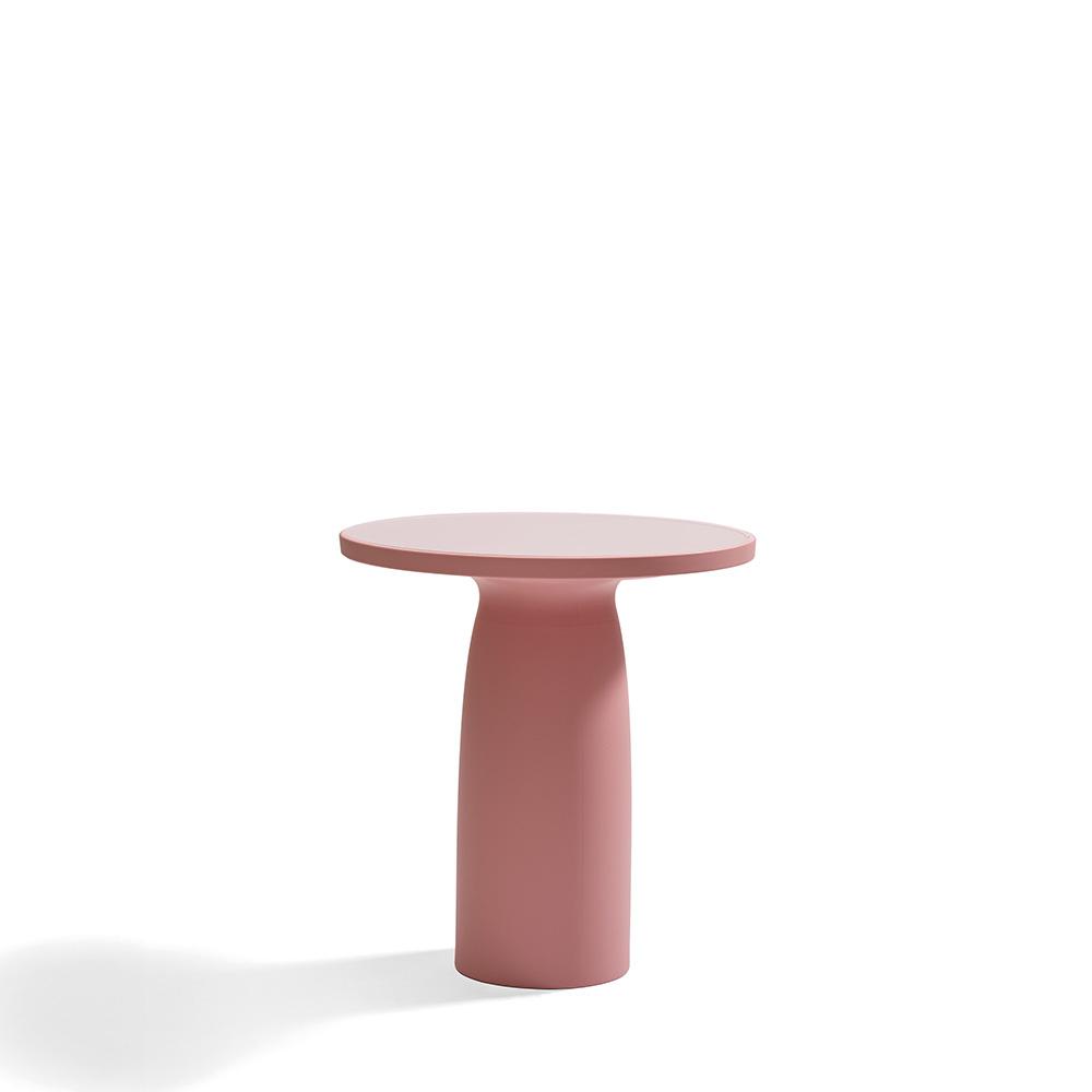 QEEBOO table pour l'intérieur et l'extérieur TOTO avec plateau en verre Ø 70 cm