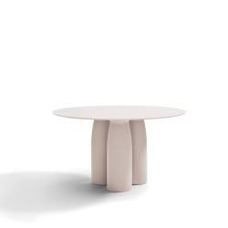 QEEBOO table ronde pour l'intérieur et l'extérieur TOTO avec plateau en HPL