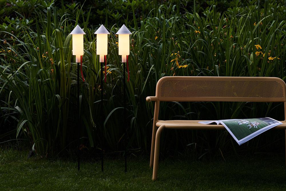 FATBOY set de 6 lampadaires solaires d'extérieur PRET A RACKET
