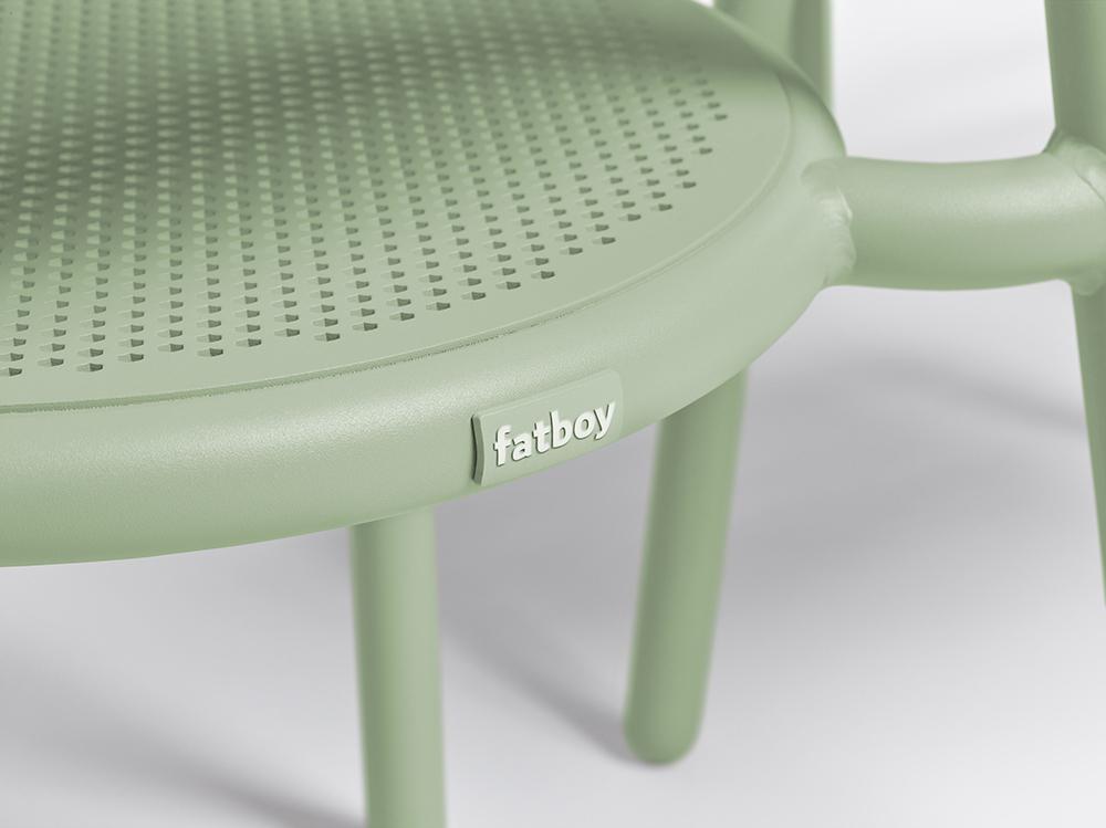 FATBOY set de 4 chaises d'exteur avec accoudoirs TONÍ ARMCHAIR