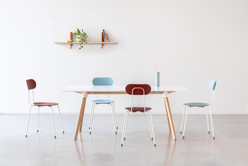 MAGIS set de 4 chaises MARIOLINA