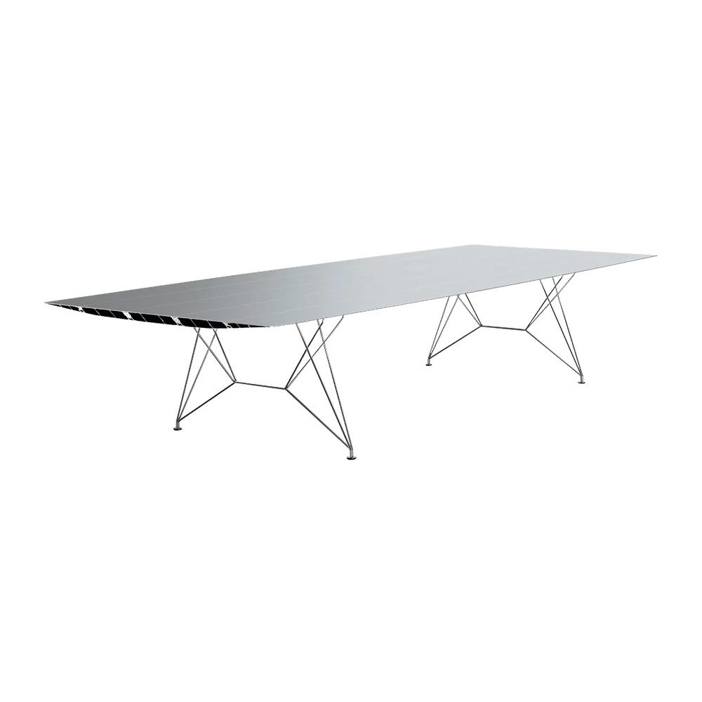 BD BARCELONA DESIGN table TABLE B STAINLESS STEEL LEGS