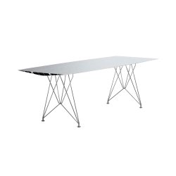 BD BARCELONA DESIGN table TABLE B STAINLESS STEEL LEGS