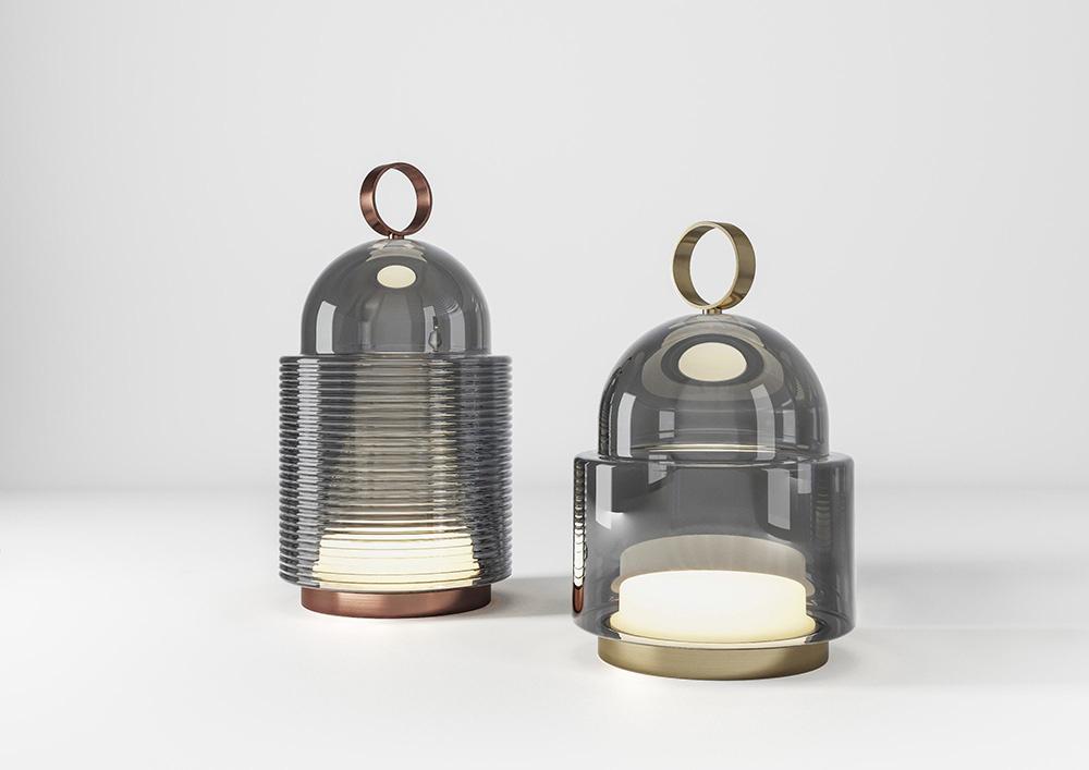 BROKIS lampe d'extérieur DOME NOMAD SMALL