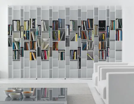 MDF ITALIA bibliothèque murale RANDOM