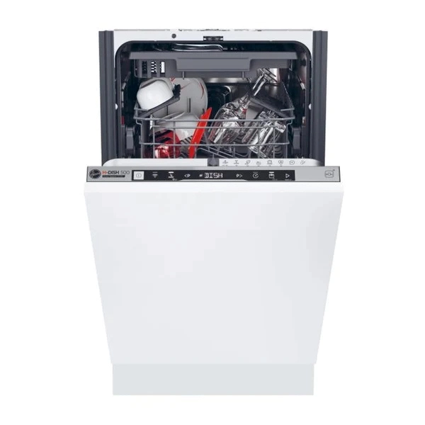 HOOVER lave-vaisselle encastrable HS6B2S1PTA 45 cm, 16 couverts, commande à distance via App hOn, classe C