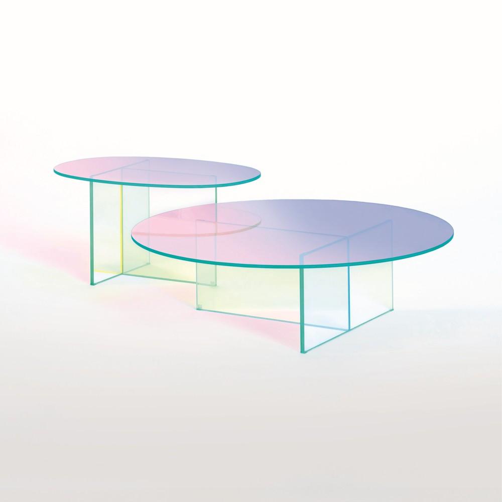 GLAS ITALIA table basse SHIMMER