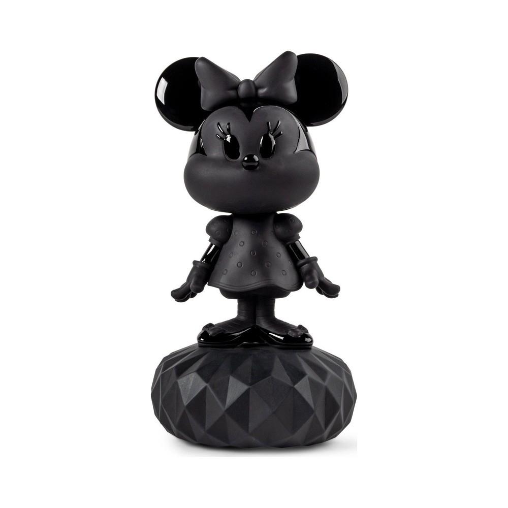 LLADRÓ objet décoratif MINNIE TOTAL BLACK Disney Collection