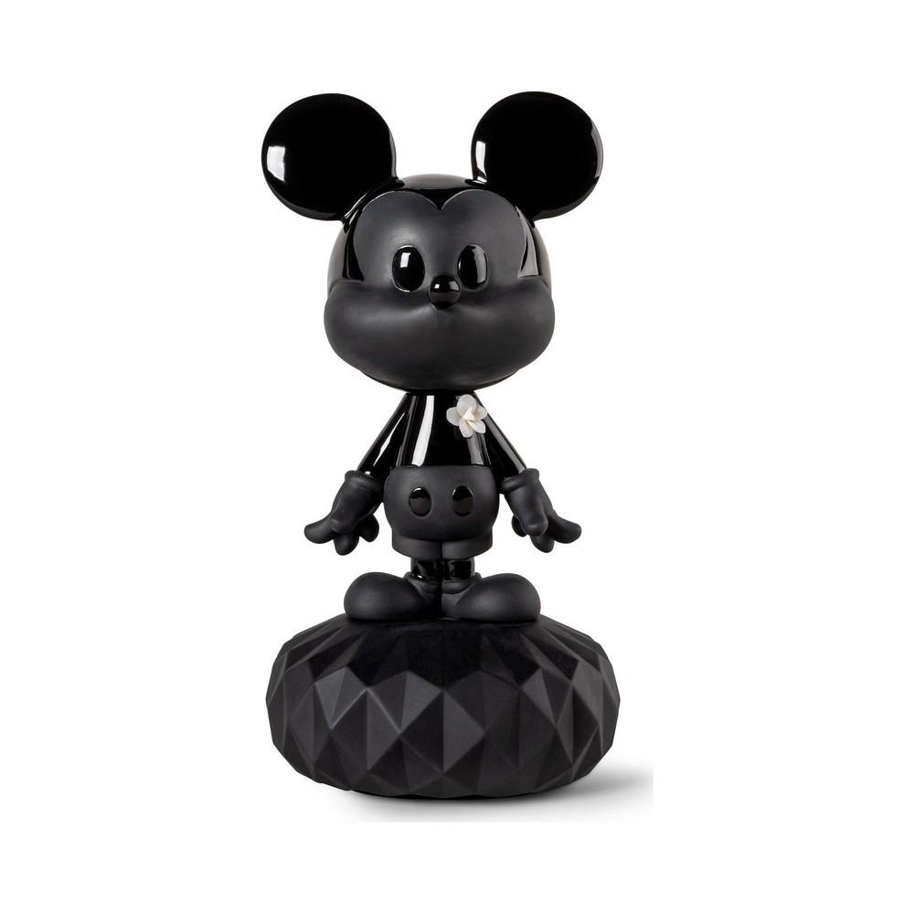 LLADRÓ objet décoratif MICKEY TOTAL BLACK Disney Collection