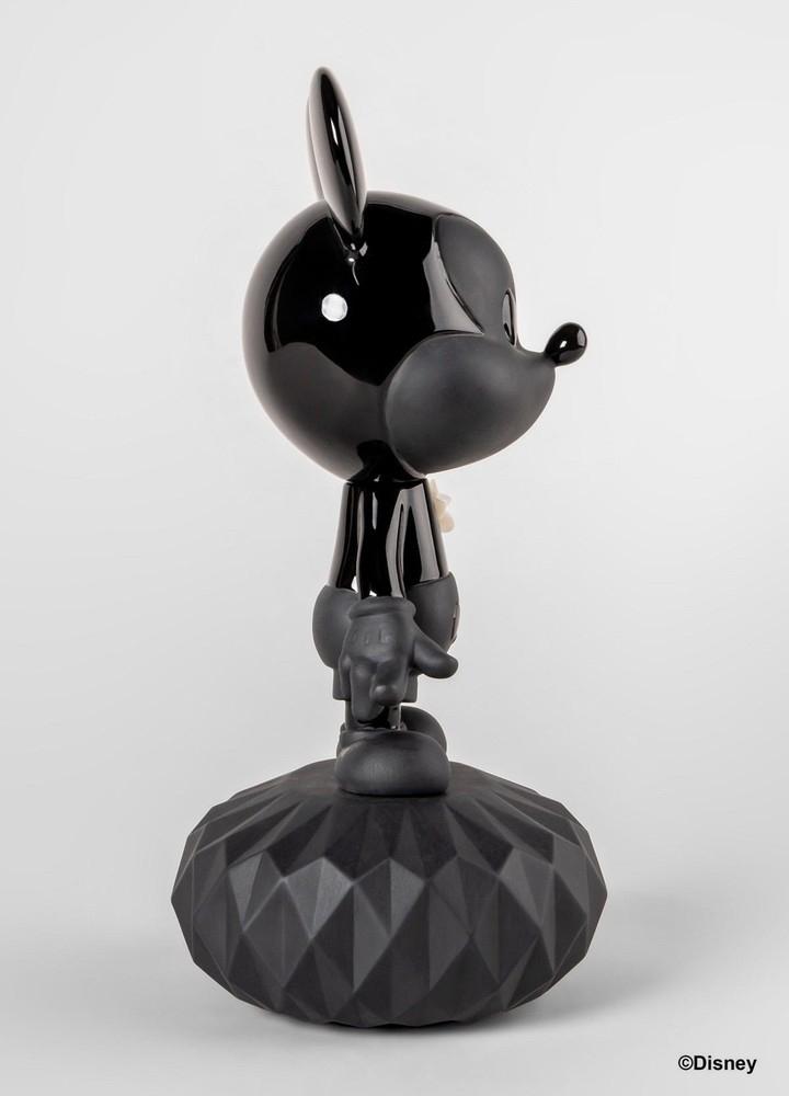 LLADRÓ objet décoratif MICKEY TOTAL BLACK Disney Collection