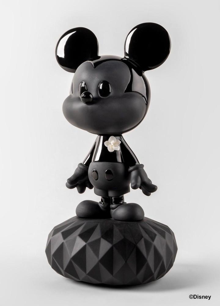 LLADRÓ objet décoratif MICKEY TOTAL BLACK Disney Collection