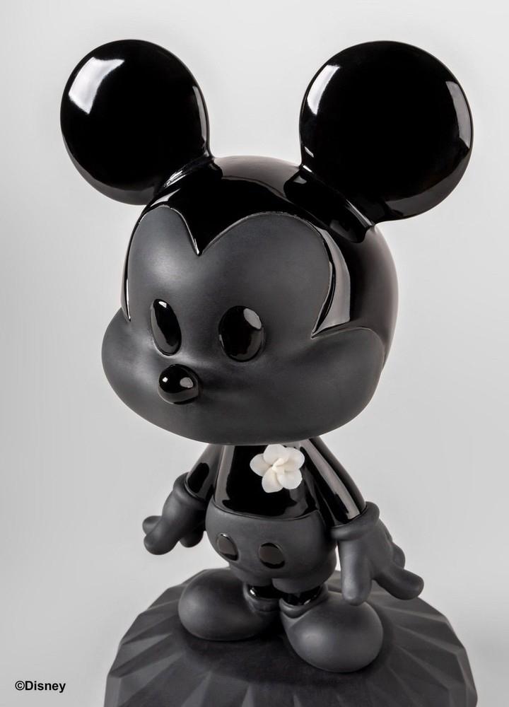 LLADRÓ objet décoratif MICKEY TOTAL BLACK Disney Collection