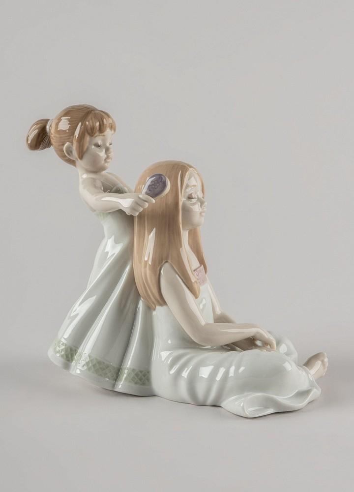LLADRÓ objet décoratif JE TE PEIGNE