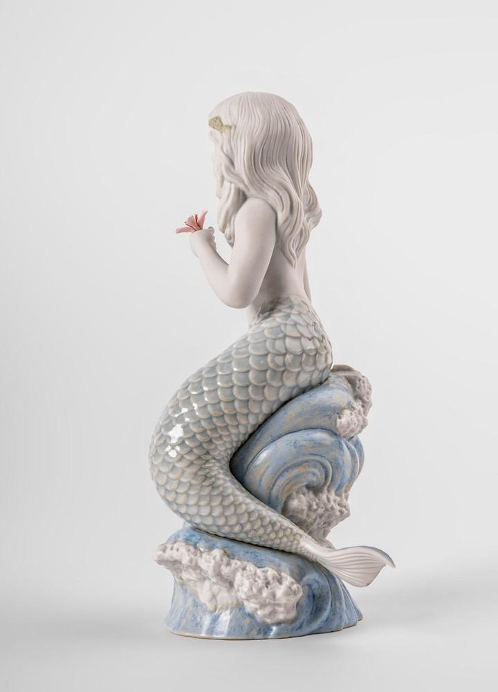 LLADRÓ objet décoratif PETITE SIRÈNE DE L'OCÉAN